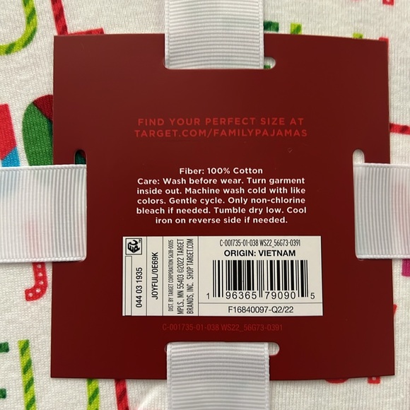 NWT! Wondershop men’s 2-piece family sleep set - joyful print - Picture 5 of 5